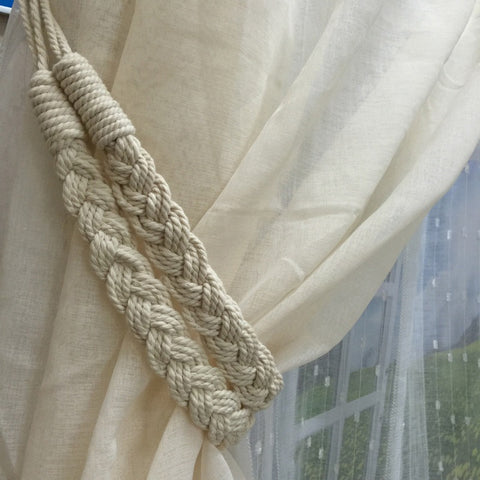 Elegant Braided Curtain Holder