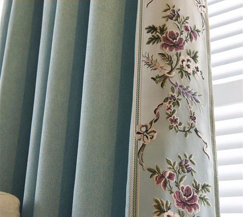 Tailor-made Embroidered Modern Curtains