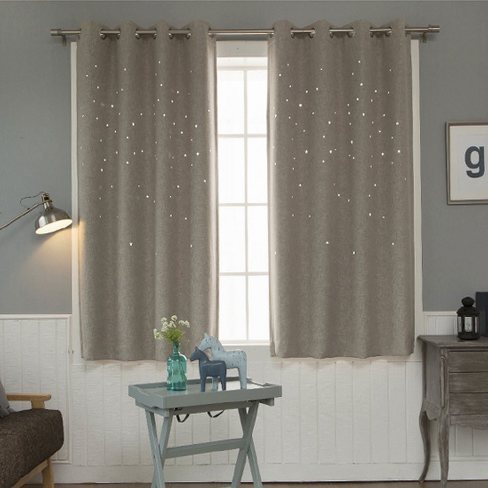 Hollow Star Pattern Curtain