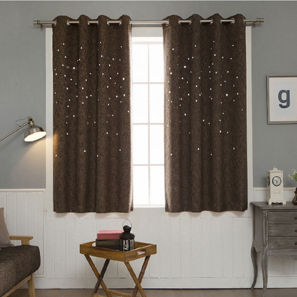 Hollow Star Pattern Curtain