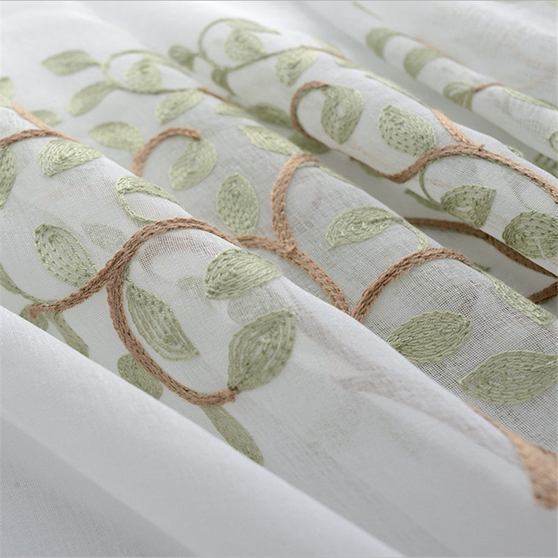 Modern Green Window Curtains