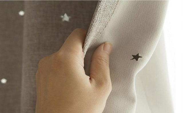 Hollow Star Pattern Curtain