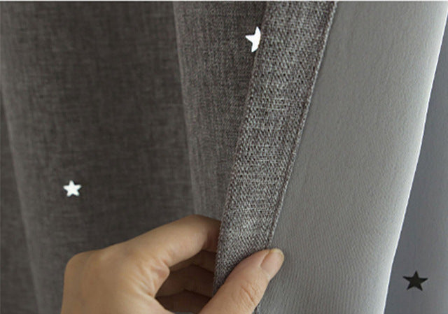 Hollow Star Pattern Curtain