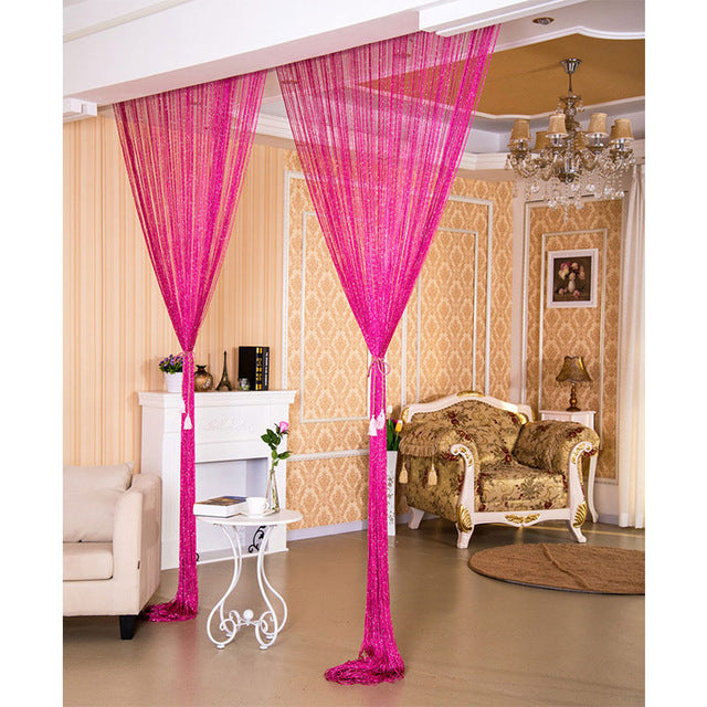 Shiny Tassel String Curtain