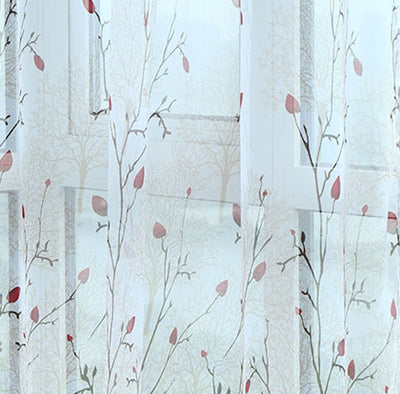 Modern Rustic Red Curtains