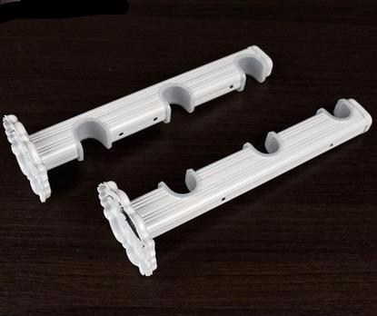 Modern Three Section Rod Bracket