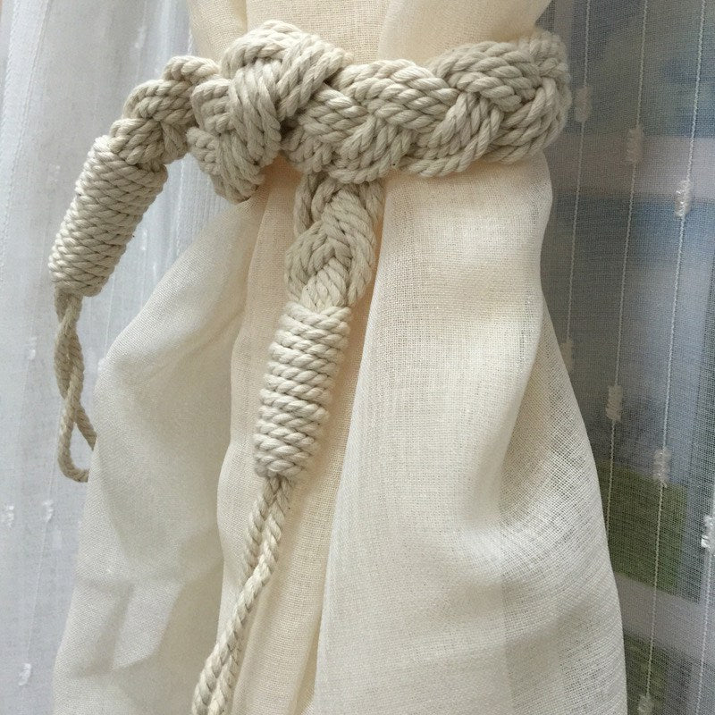 Elegant Braided Curtain Holder