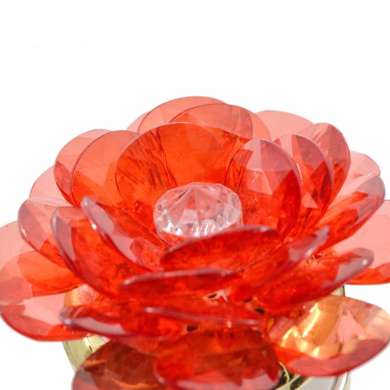 Crystal Flower Curtain Clip