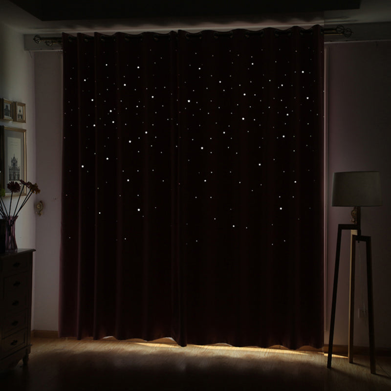 Hollow Star Pattern Curtain
