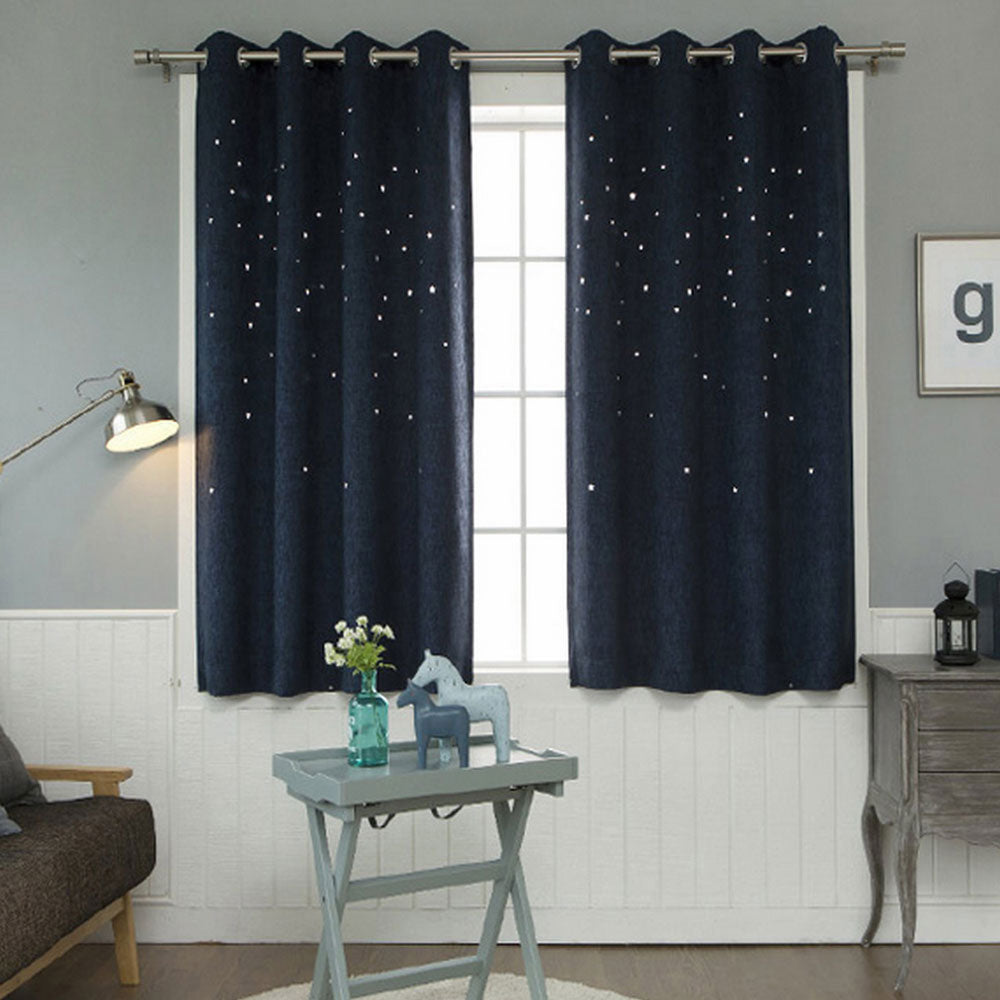 Hollow Star Pattern Curtain
