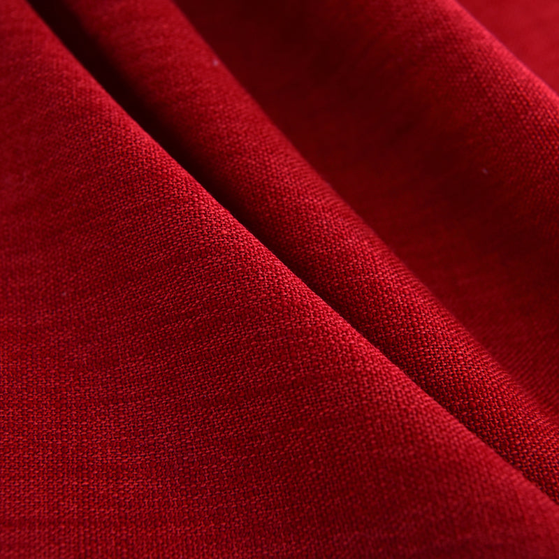 Modern Rustic Red Curtains