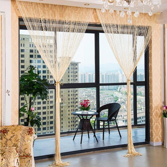 Shiny Tassel String Curtain