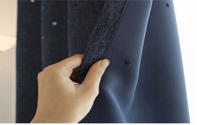 Hollow Star Pattern Curtain