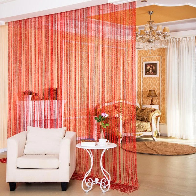 Shiny Tassel String Curtain